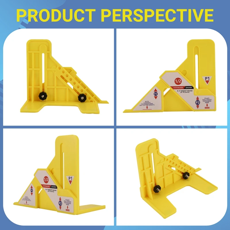 1/2 Gauge Workpiece Center Finder Scriber Tool Precise Automatically Marking Measuring Woodworking