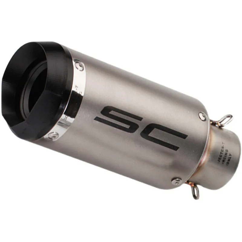 Глушитель для мотоцикла SC, модифицированная выхлопная труба для 500RR RC390 NINJA400 321RR 390duke, гоночный стиль, двухцилиндровый (art.: 3920da28fcef0) - 3920da28fcef0