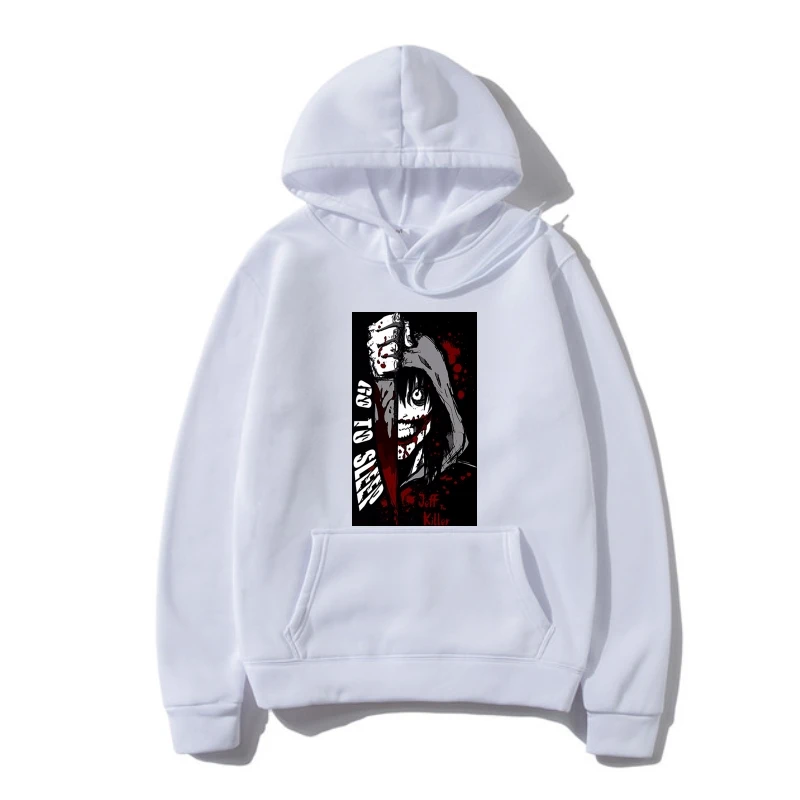 

summer Ho Sale Cotton Simple Fleeced Cotton Outerwear Jeff The Killer Direc from Stockis Outerwear ideas Hoodies