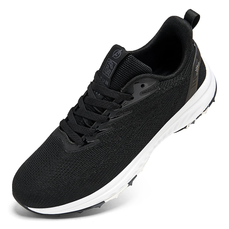 2022 New Summer Breathable Golf Shoes Men's Fashion Comfortable Sports Shoes Lace-up Non-slip Spikeless Golf Shoes for Men