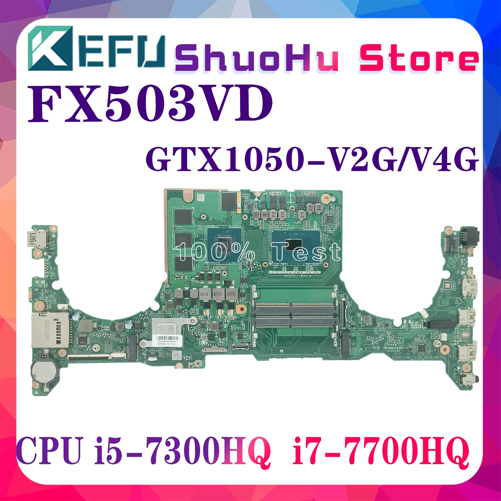 KEFU GL503VD Материнская плата ASUS FX63V FX503VD dabklambda 8b0 DABKLMB28A0 с детской материнской платой для ноутбука
