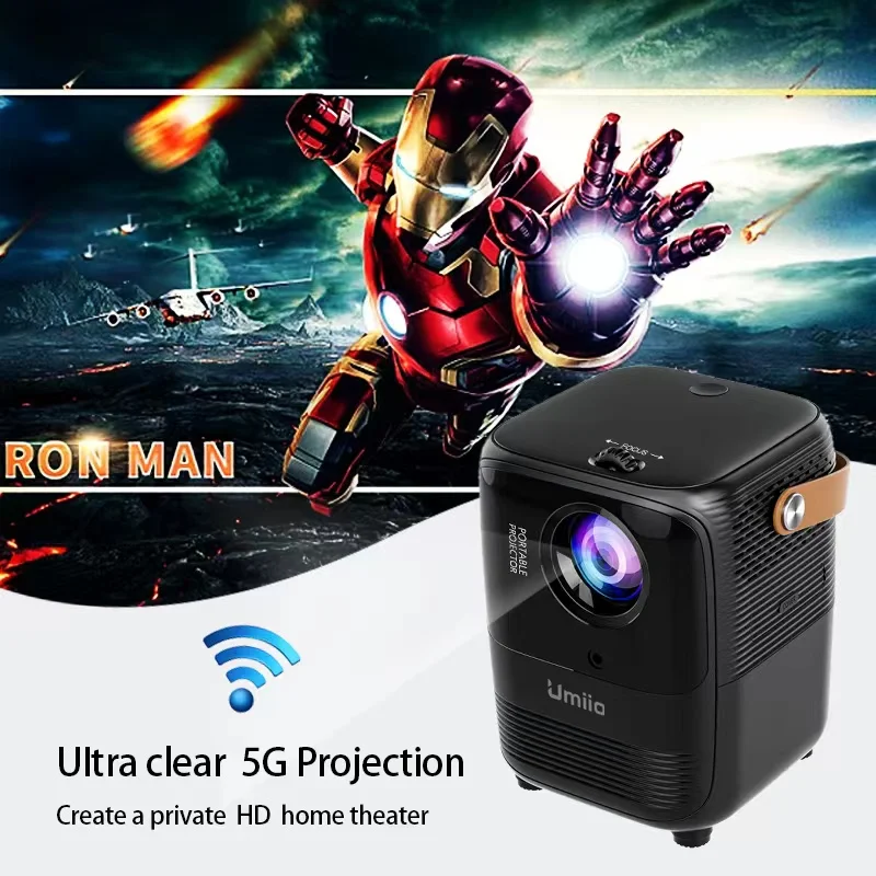 

Free delivery! Umiio A008 Portable Smart Projector The latest version of Home Theater LED Proyector Portatil Supports 1080P