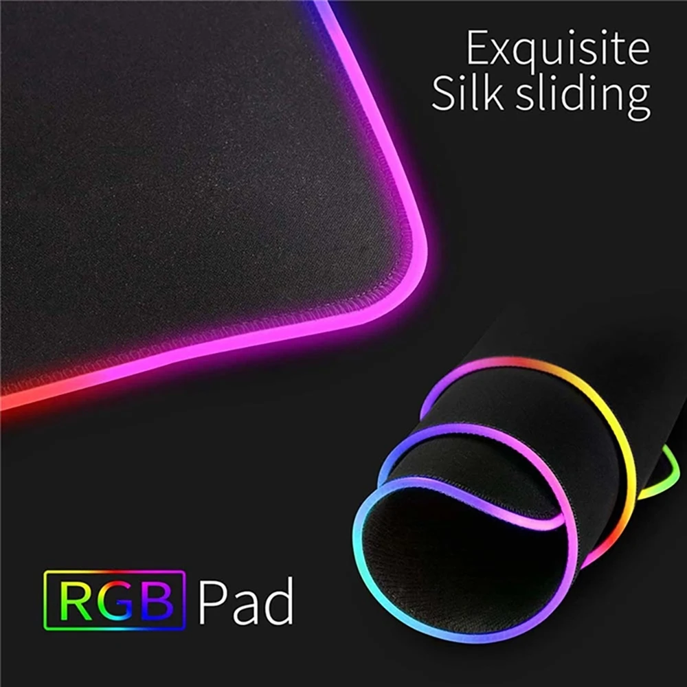 Mouse Pad Cute keyboard pad Anime desk LED gaming mouse RGB H_hololive Desktop protection