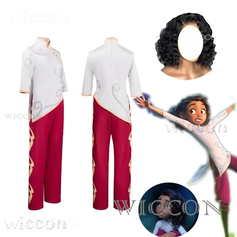 Заклинание 2024 костюм для косплея Ellian парик из фильма принцесса на Хэллоуин