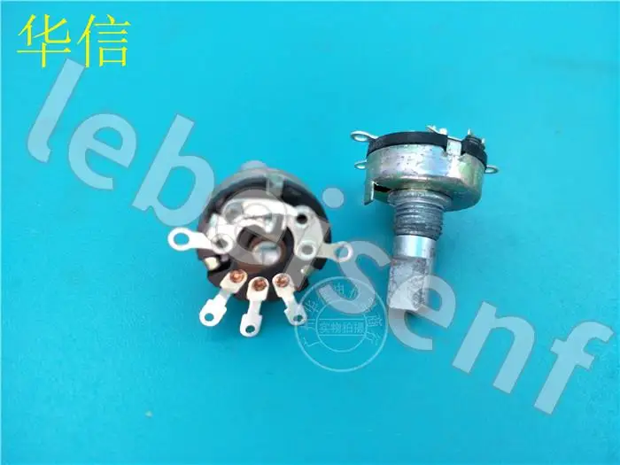 

10pcs 172-type Single potentiometer C10K with switch / handle length 15MMF / hole foot
