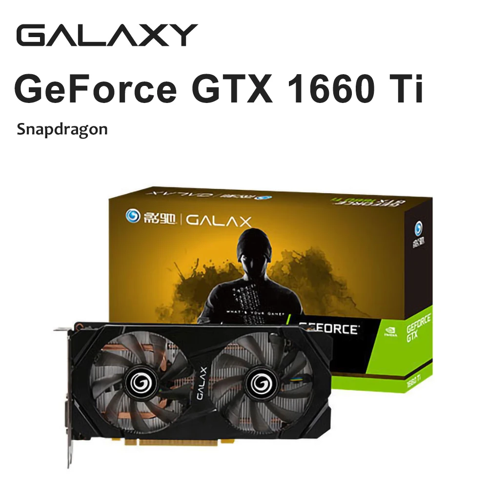 Новая игровая графическая карта GALAXY GTX 1660 Super Ti S 6 ГБ GDDR6 192 бит 14 нм видеокарты NVIDIA