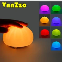 led night lamp touch sensor silicone shapelight colorful child holiday gift sleepping creative bedroom desktop decor lamp