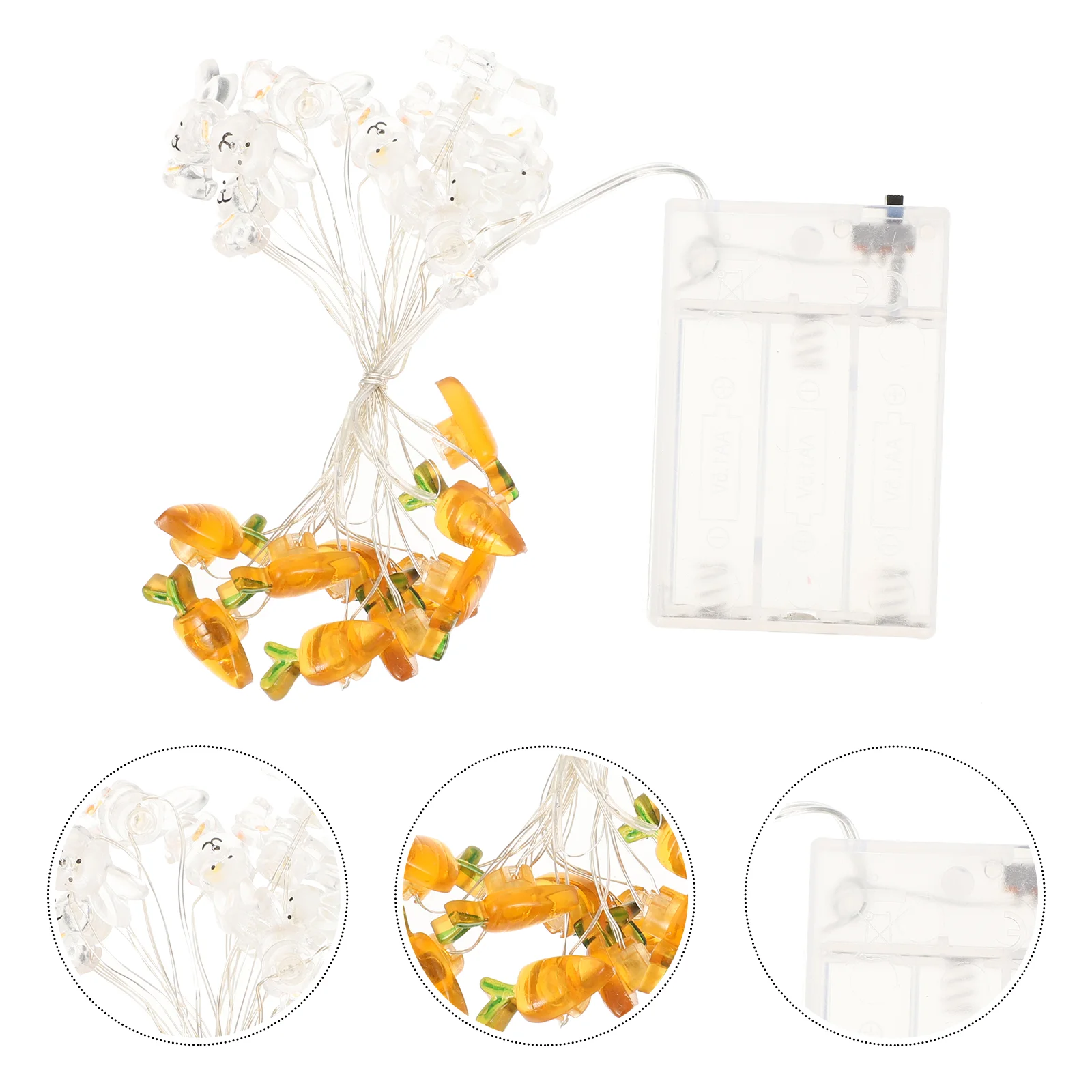 

Light Lights String Rabbit Easter Tree Twinkle Fairy Decor Curtain Outdoor Hanging Led Decorative Bunny Lamp Bstring Party