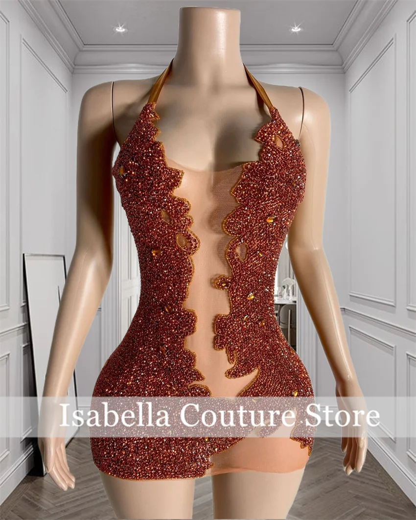 Новый дизайн оранжевые бриллианты блестящие бусины для пожилых людей