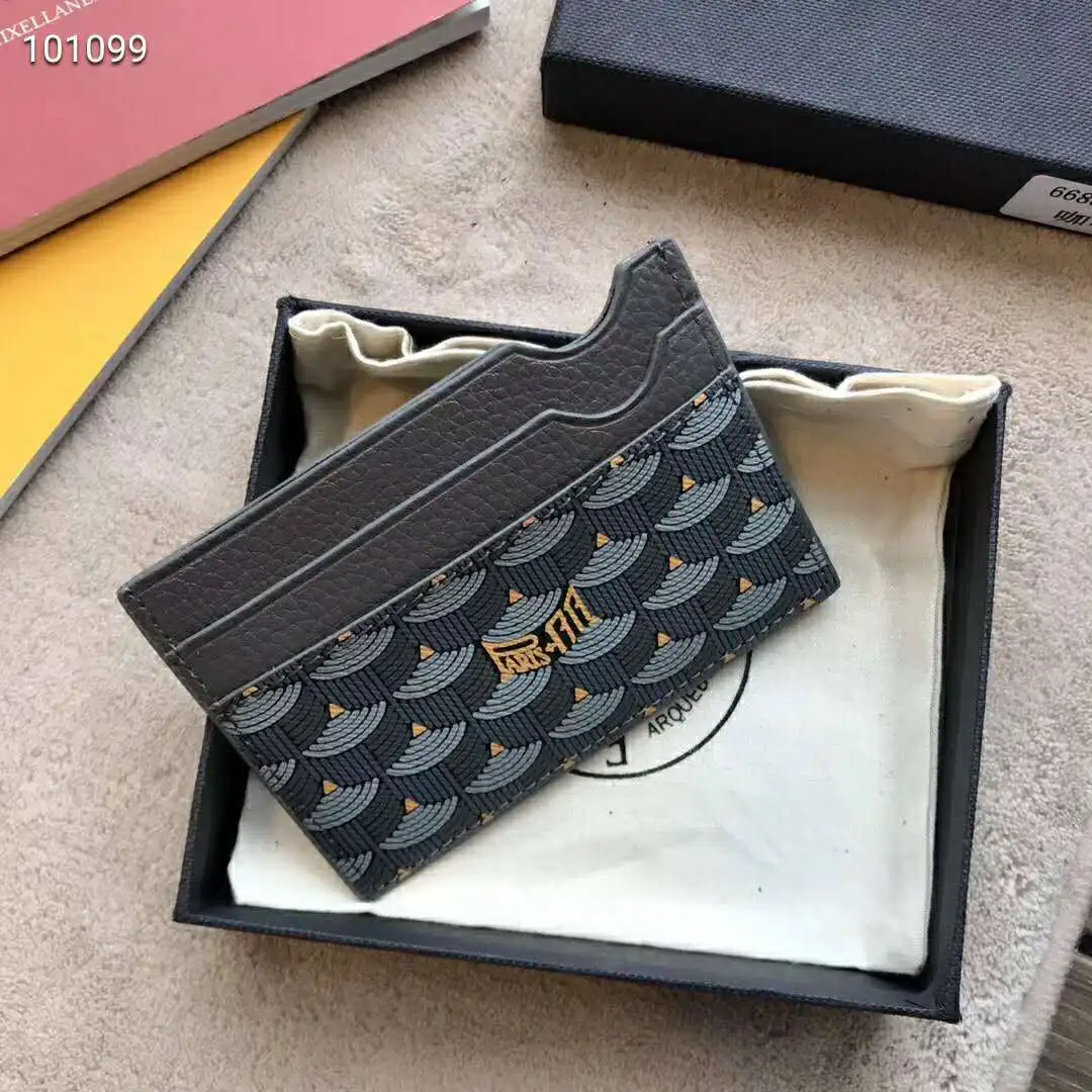 

European And American Fashion Men's And Women's General Card Bag Zero Wallet High-Grade Gift Box