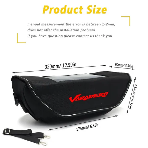 Для Honda varadero xl1000 vfr1200x vfr аксессуары для мотоциклов водонепроницаемая и пылезащитная сумка для хранения руля сумка для навигации