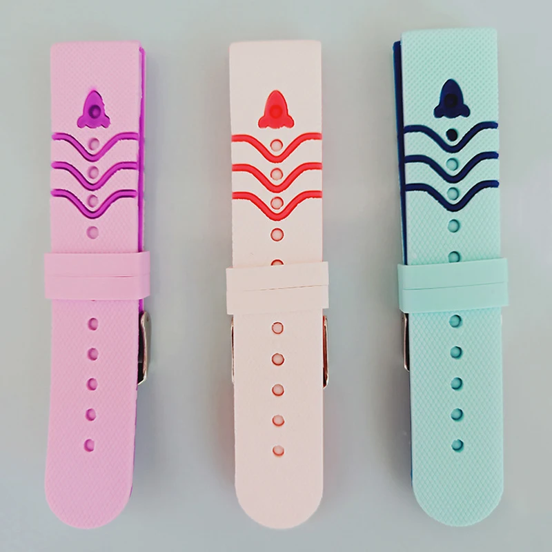 Ремешок сменный силиконовый для детских смарт-часов 4g GPS | Электроника