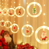 3m christmas garland led curtain icicle string lights christmas lights indoor decor garden street decorative holiday light