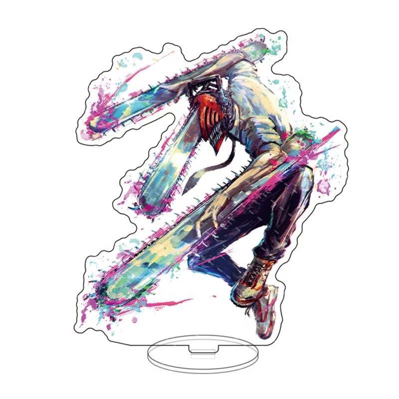 

Chainsaw Man Toy Figures Acrylic Stand Anime Model Action Figure Ornament Makima Accessories Pochita Hayakawa Aki