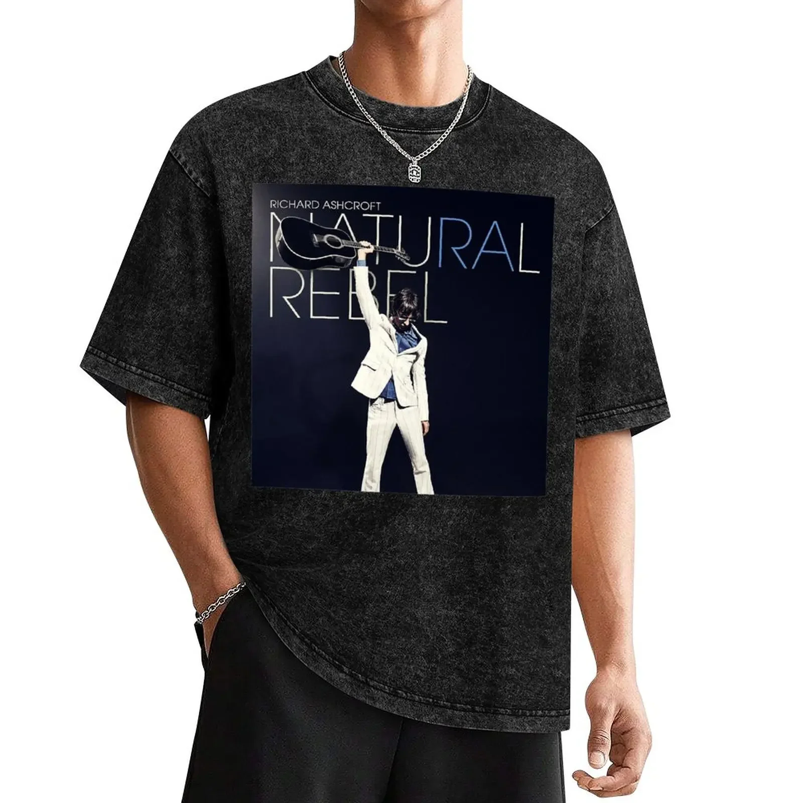 Футболка мужская оверсайз с принтом Ричард Эшкрофт