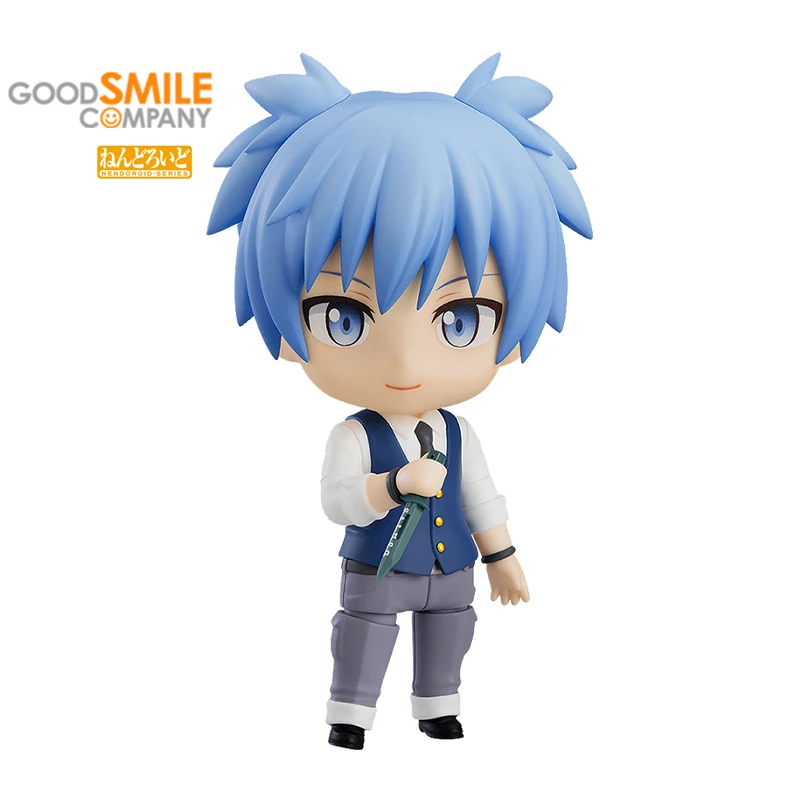 

Оригинальная фигурка гудсмайла NENDOROID, оранжевая румяна, ГК 1973 г., шиота, гениса, класс убийц, экшн-фигурка аниме, модель игрушки