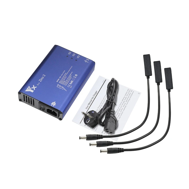 

Зарядное устройство 5 в 1, 3-сторонняя зарядка аккумулятора, USB, 2 порта, дистанционное управление, Зарядка телефона для планшета для Hubsan Zino2, за...