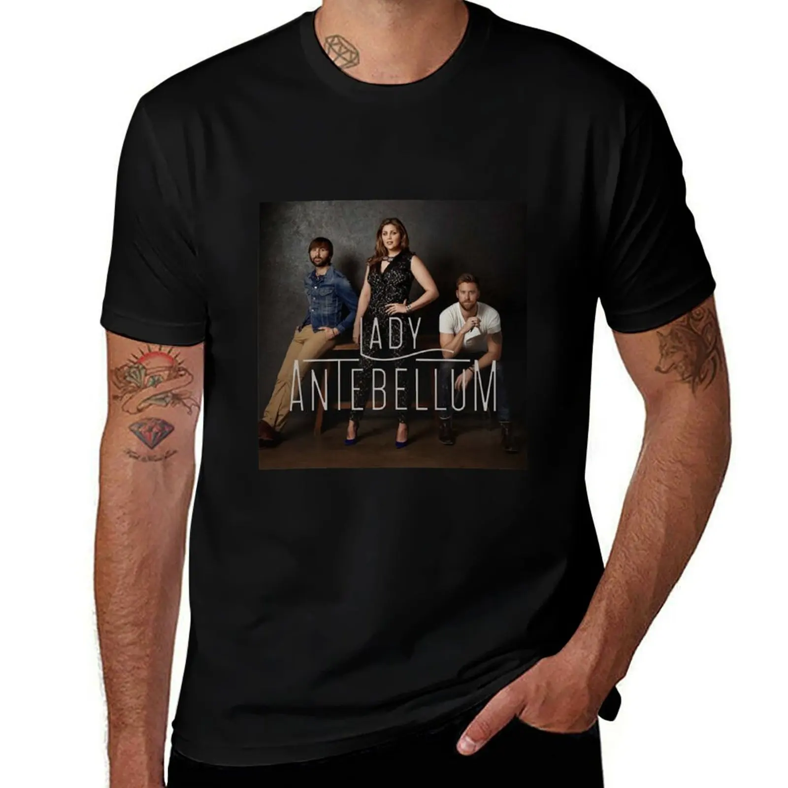 Фото Подарок для певца музыкальной группы Lady Antebellum для мужчин и женщин, подарок на День отца, подарок на День Хэллоуина, День Благодарения, футболка с надписью C №1