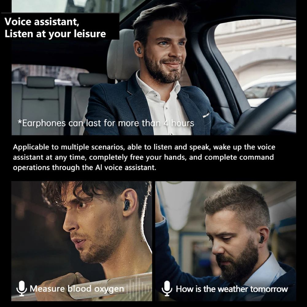 2024 Новые 2 в 1 беспроводные Bluetooth-наушники ENC с шумоподавлением TWS Смарт-часы 96