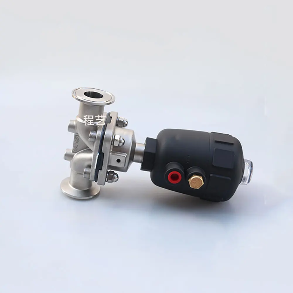 Фото DN8/10/15/20/25/32/40/50 x 1.5" Tri Clamp Sanitary Diaphragm Valve Pneumatically Actuated SUS 316L Stainless Homebrew Обустройство DN8/10/15/20/25/32/40/50 x 1.5" Tri Clamp Sanitary Diaphragm Valve Pneumatically Actuated SUS 316L Stainless Homebrew Обустройство