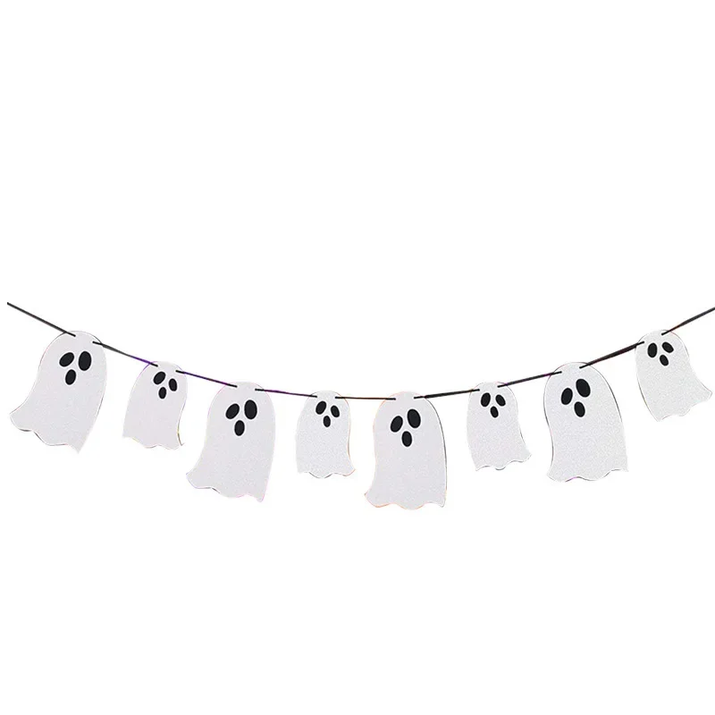 

MOONBIFFY Хэллоуин Баннер Гирлянда Призрак