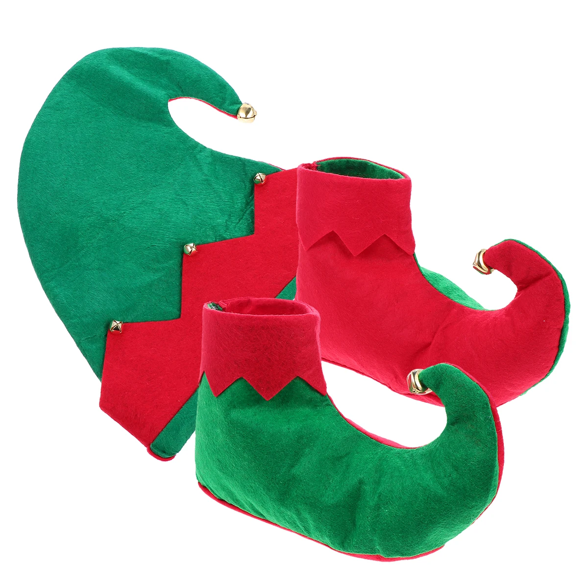 Шляпа эльфа для взрослых и детей носимые туфли клоуна сувениры рождественской