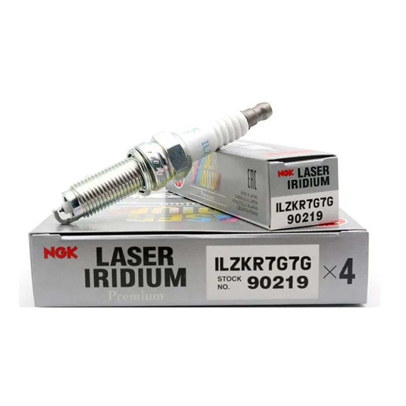 

4 шт. NGK иридиевая свеча зажигания ILZKR7G7G 90219 для JEEP WRANGLER CHEROKEE GRAND COMMANDER ALFA ROMEO GIULIA STELVIO 2,0 2018-2020