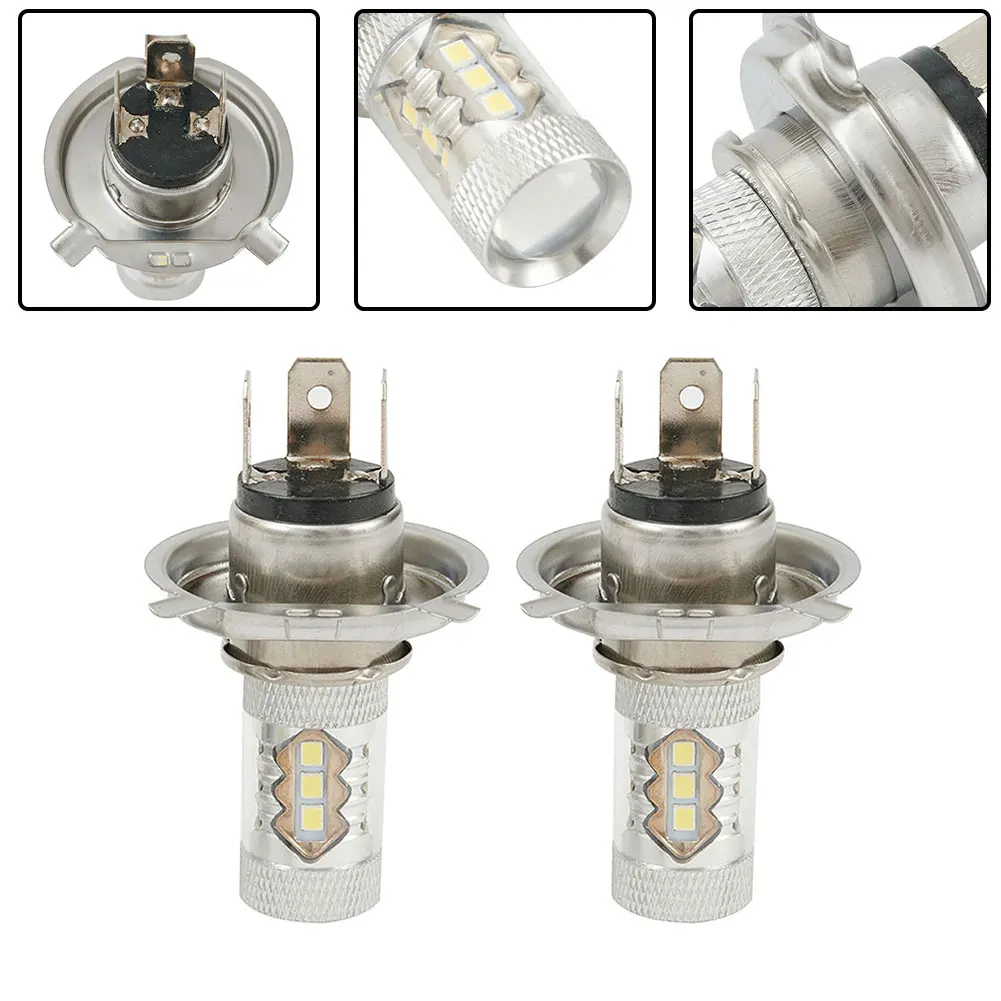 

Headlight LED Fog Light Bulbs DRL 800lm/pc X White H4 9003 1500LM High Aluminum alloy Sliver 2Pcs Sale Hot New