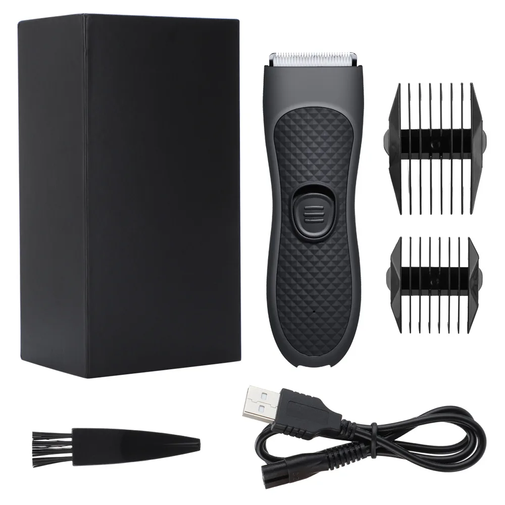 

Ball Trimmer/Shaver, Electric Trimmer for Men, Replaceable Ceramic Blade Heads, Waterproof Wet/Dry Groin & Body Trimmer for Men