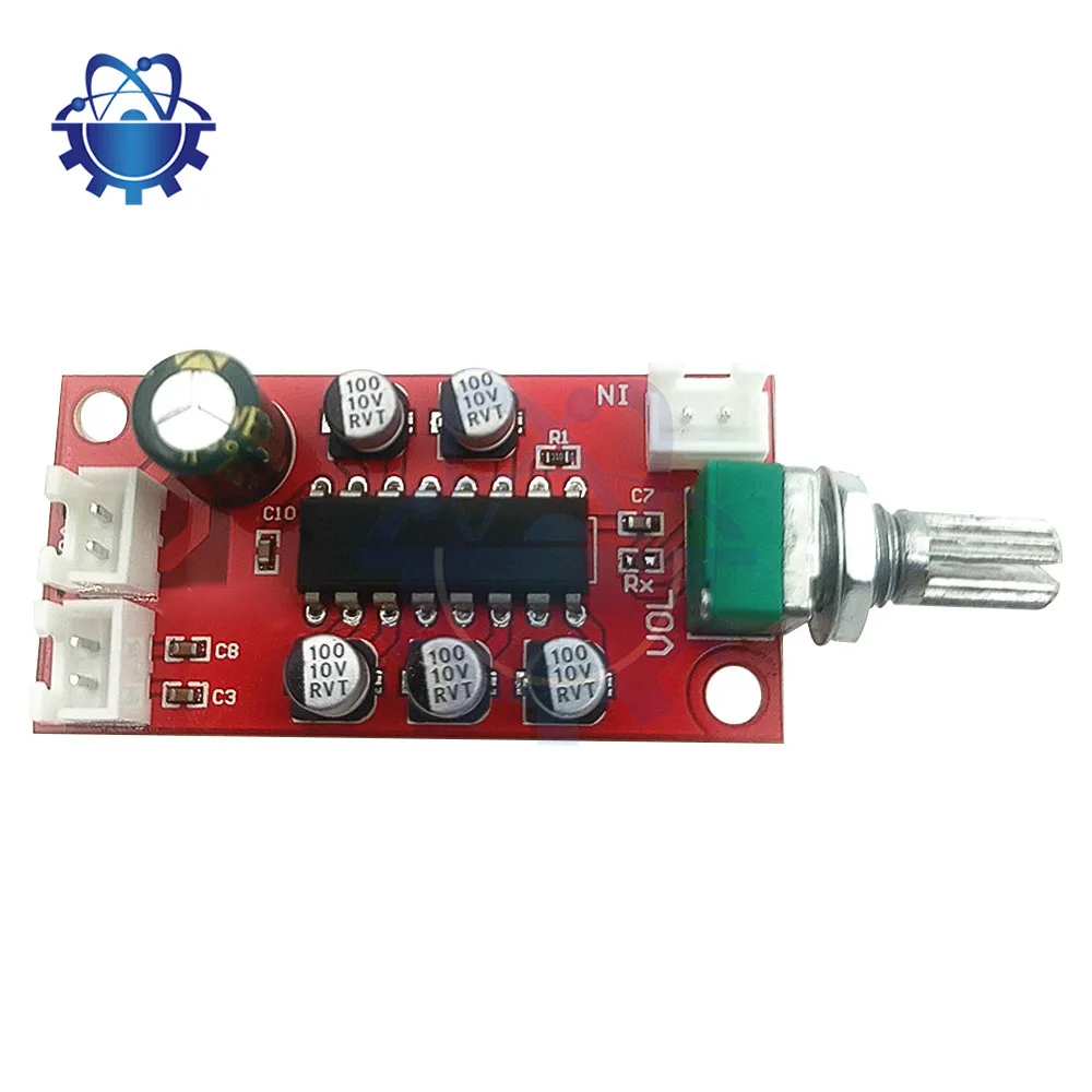 

DC3V-10V TEA2025 Mono BTL Output Amplifier Board Power Supply With Volume Potentiometer Mini BTL Low Power TEA2025L