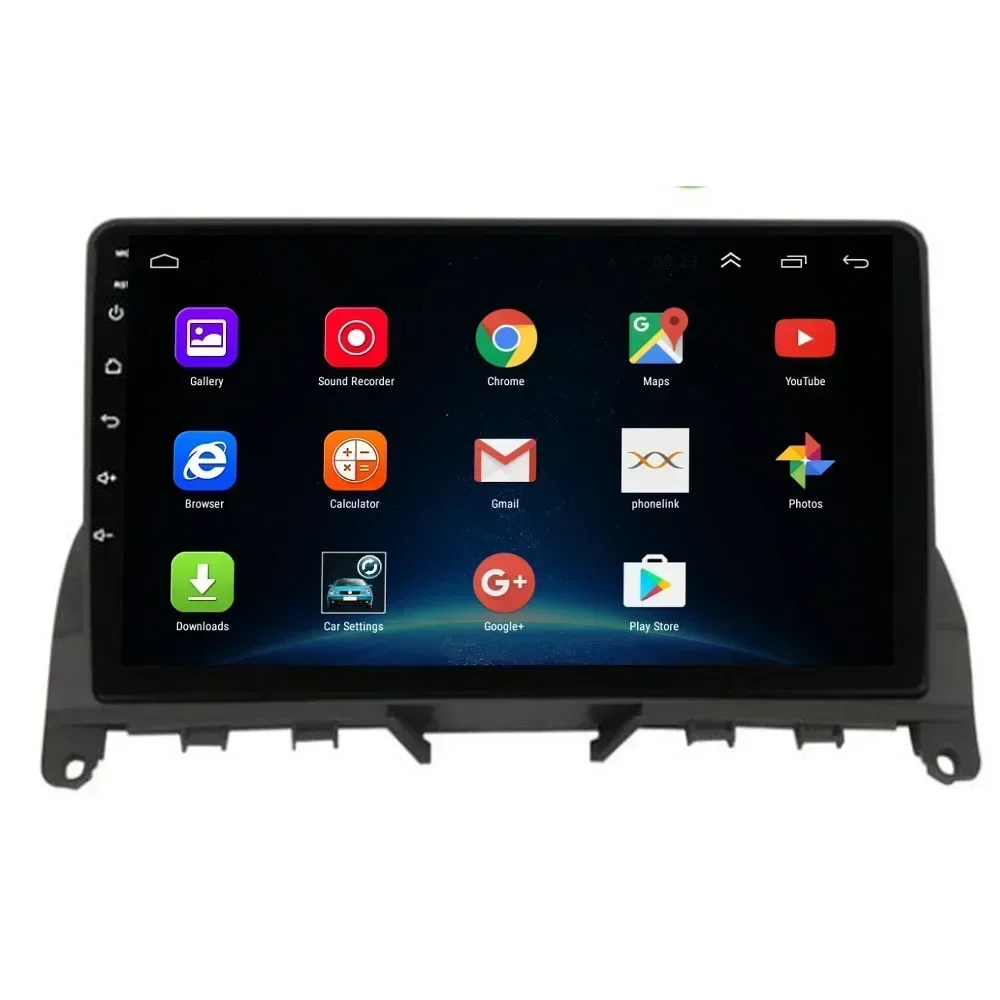 4G + 64G Android 13 автомобильный радиоприемник мультимедийный плеер для Benz C Class 3 W204 S204