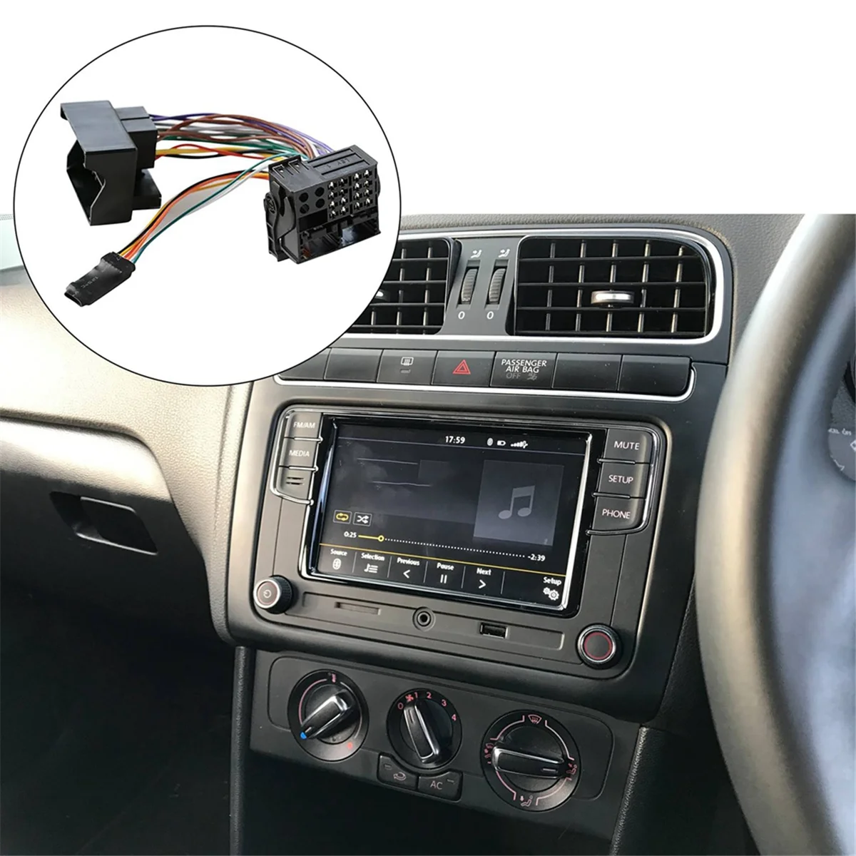 Эмулятор шлюза симулятор декодер адаптер Canbus для радио RCD330 340 RCD510 RNS315 RNS510