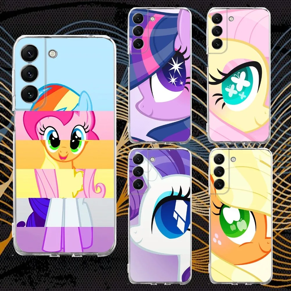 Чехол для телефона M-My L-Little P-Ponny Horse силиконовый чехол Samsung S30 S23 21 22 20 Ultra S20 FE lite S10 PIus