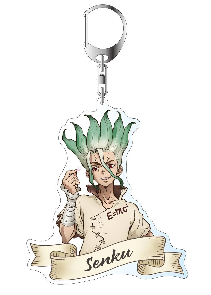 Аниме периферийный магазин Dr.Stone Ukyo Saionji Gen Asagiri Senku Ishigami акриловый брелок Подвеска