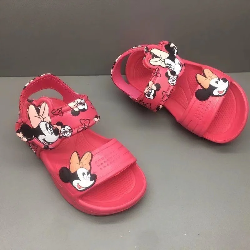 

Summer Baby Boys Beach Toddler Shoes Girl Children Sandal Cartoon Shark Bird Minnie Mouse Student Soft Toddler Kids Sandals