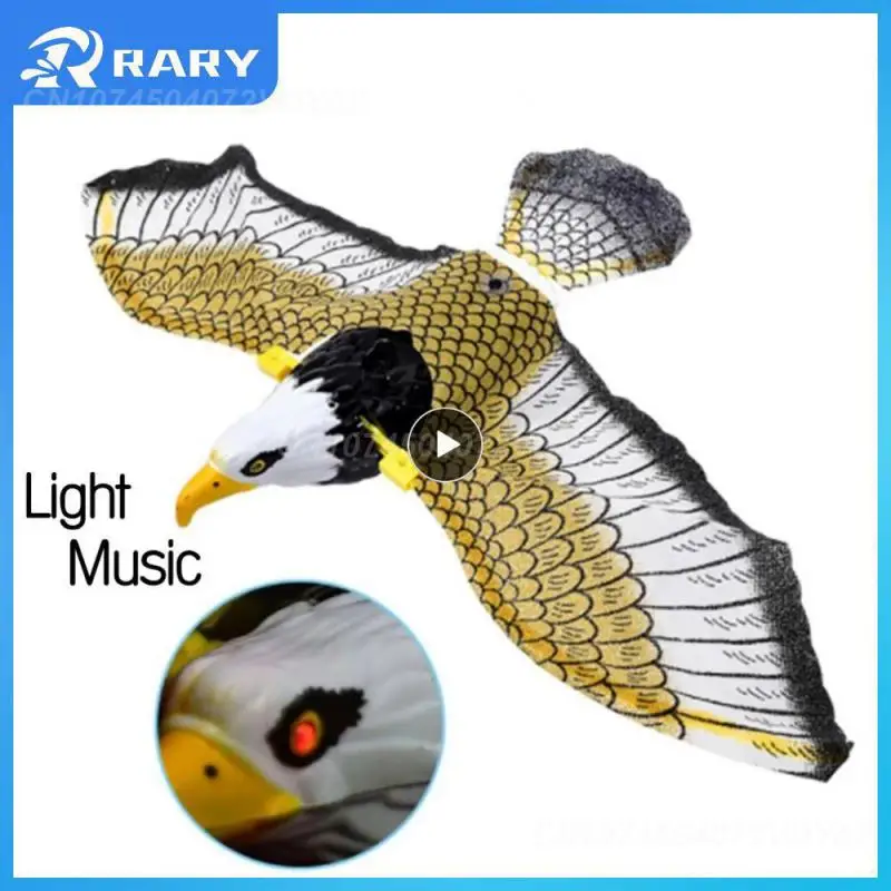 

Luminous Bird Repellent Hanging Eagle Light Music Flying Bird Scarer Garden Decoration Portable Flying Bird Garden Decoration