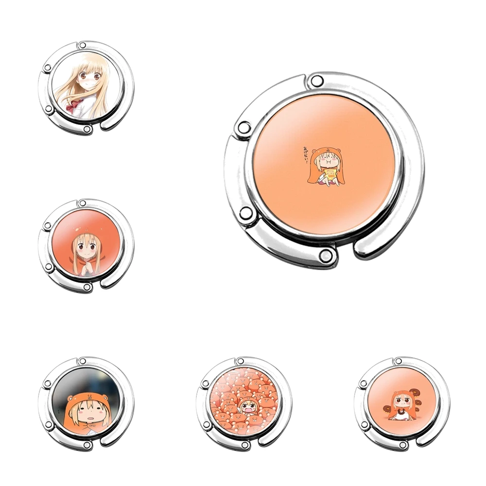 Складной крючок для женской сумочки, складной декоративный Настольный крючок Himouto! Умару-Чан красивый влюбленный Забавный дизайн