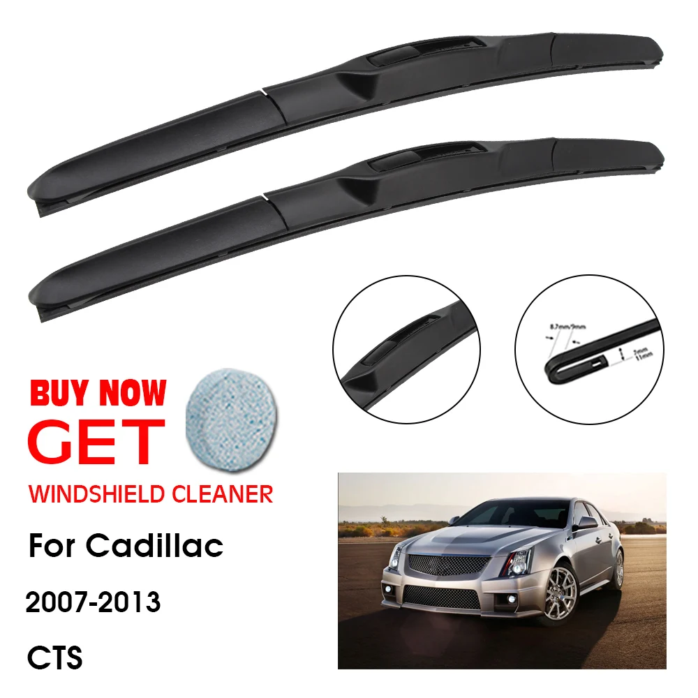 

Car Wiper Blade For Cadillac CTS 22"+19" 2007-2013 Front Window Washer Windscreen Windshield Wipers Blades Accessories