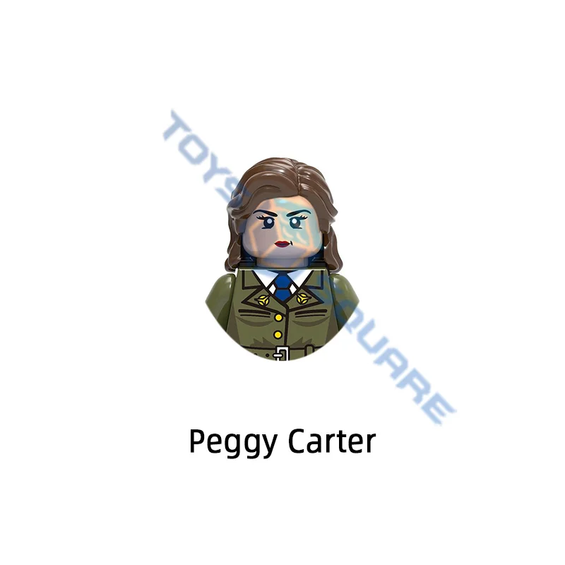 Конструктор игрушечный Капитан Америка Пегги Картер Тор Джейн Фостер Моника