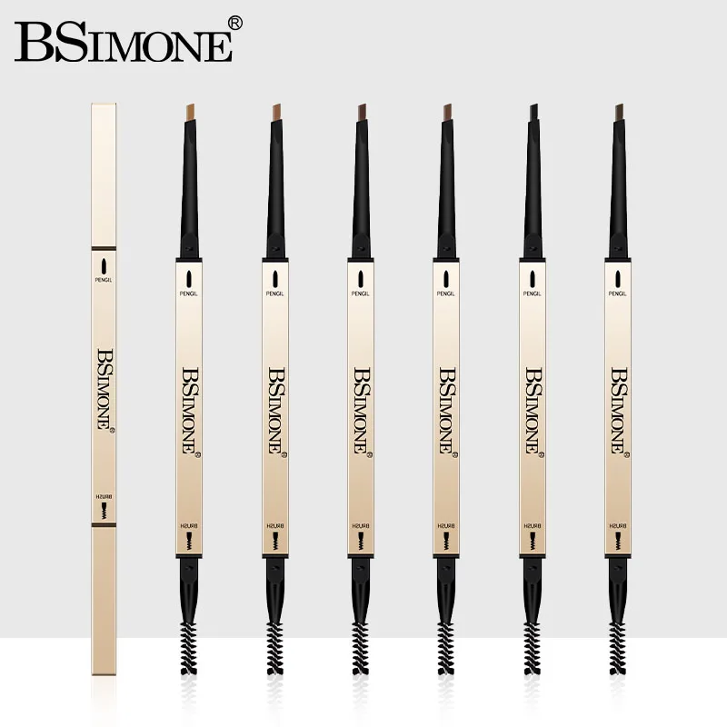

6 Colors Double-headed Eyebrow Pencil Natural Eyebrow Eyebrow Enhancer Eyes Makeup Eyebrow Pen Portable Cosmetics Waterproof