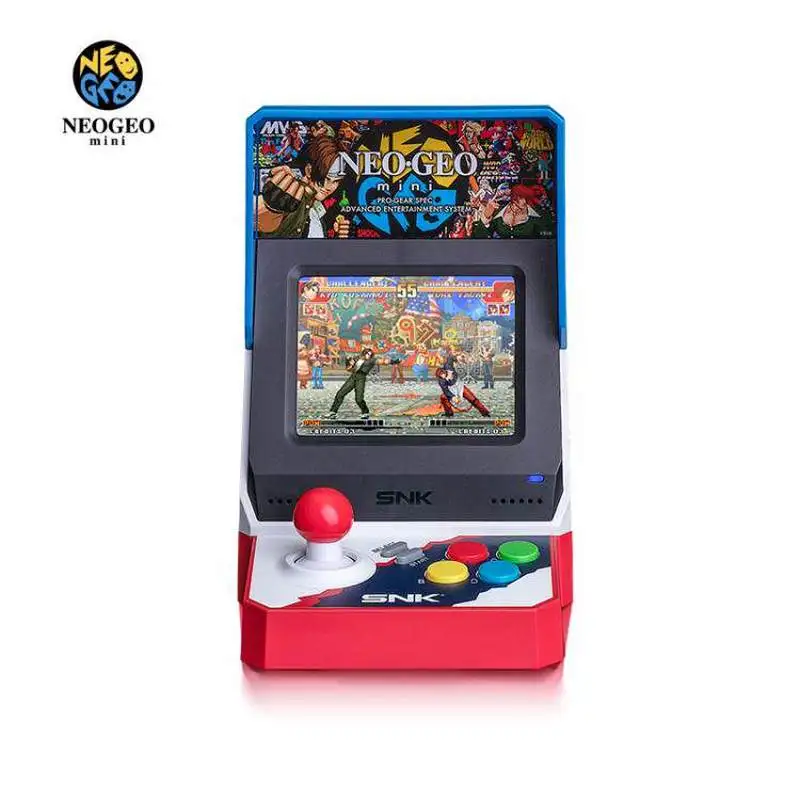 Фото Портативная игровая консоль SNK NEOGEO Mini в стиле ретро, классическая игровая приставка размером с ладонь для любителей игр The King of Fighters №2