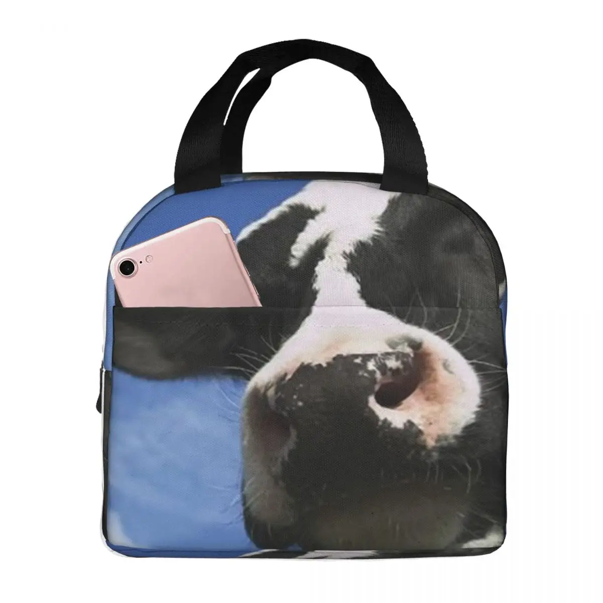 

Milk Cow Portable Insulated Oxford Lunch Bag Reusable Lunch Box Lunch Organizer Thermal Cooler Tote Bag