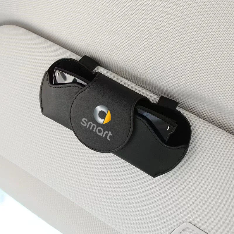 

Car Sun Visor Sunglasses Holder Glasses Clip For Smart Eq Fortwo Forfour 453 451 452 450 454 ID card ID card Bank Card Clip