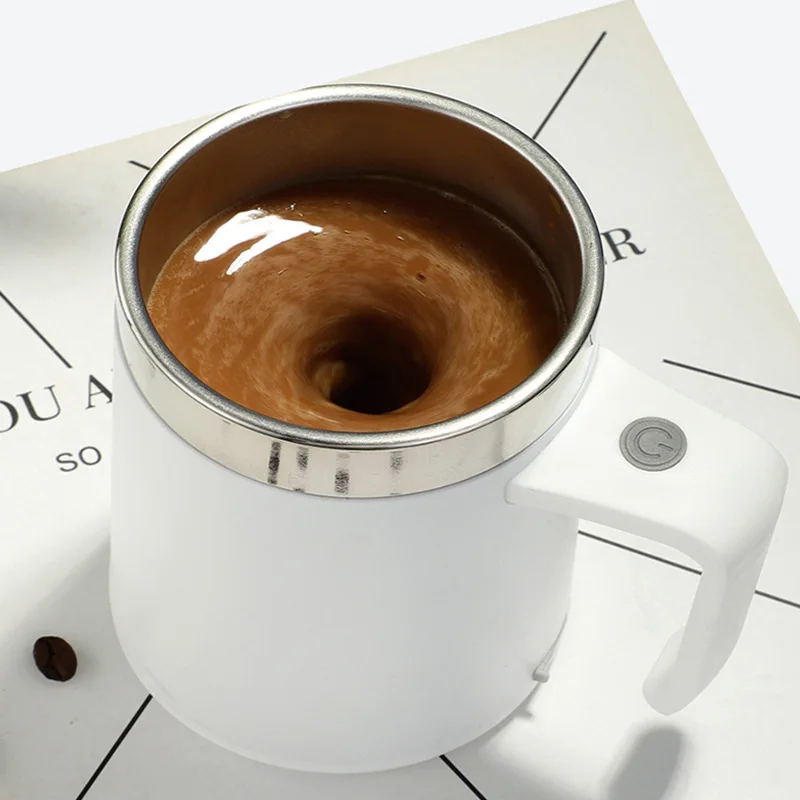 450 мл перезаряжаемая креативная чашка для перемешивания кофе Магнитная