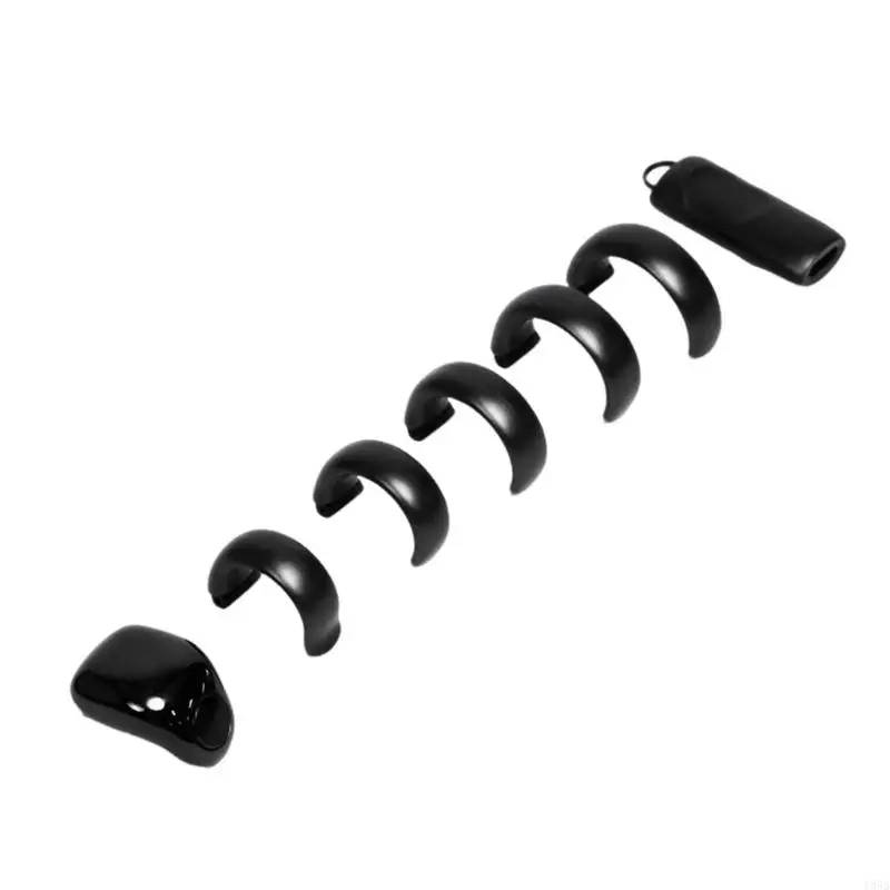 Цифровой дисплей интеллектуальный подсчет колец с беспроводным зарядным устройством 5 Размер, регулируемый для молитвы и ZIKR до молитвы о детях