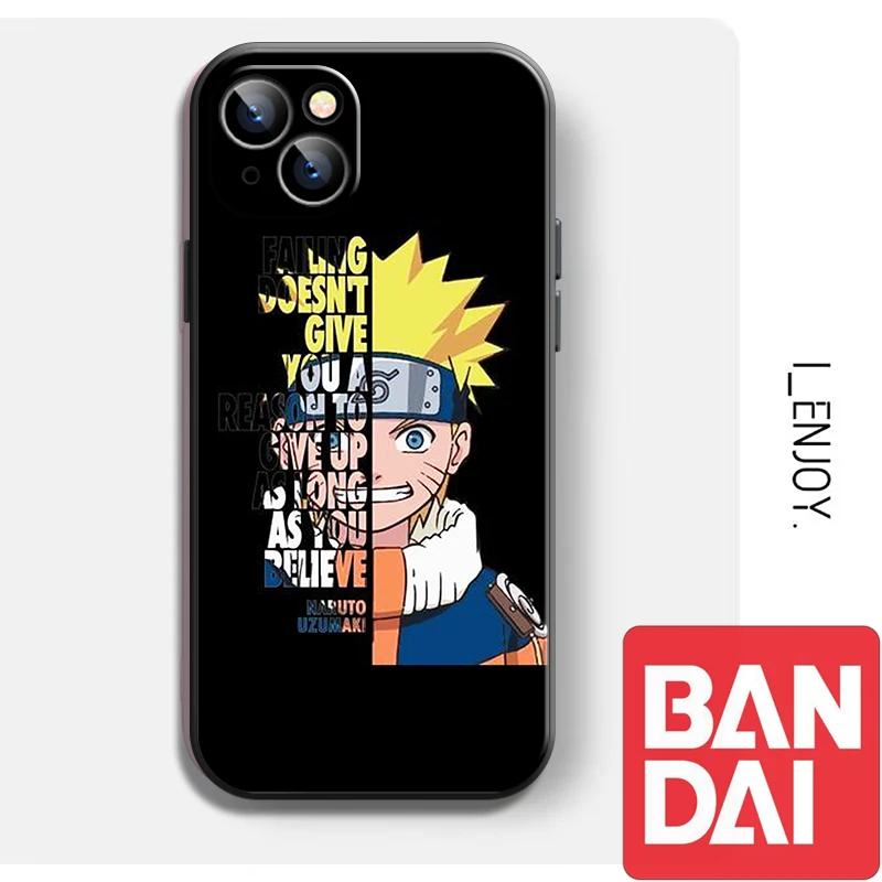 Чехол для телефона NARUTO Sasuke iPhone 11 12 13 Pro X XR XS MAX Mini 6 6S 7 8 Plus SE 2020 защитный чехол с