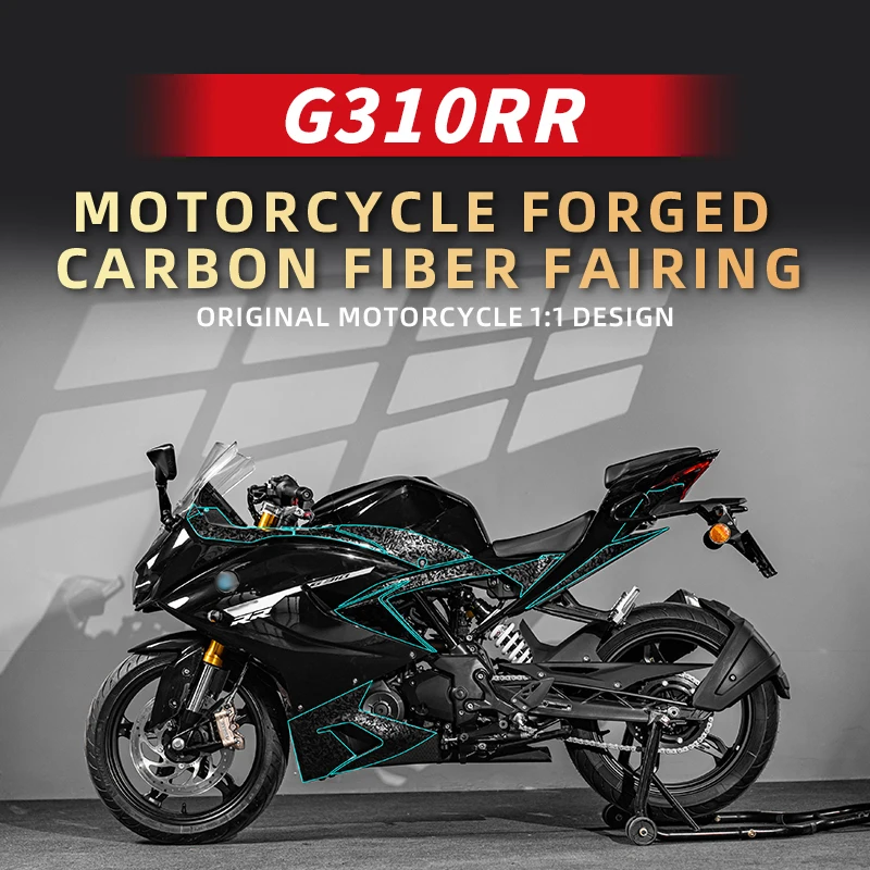 

Used For BMW G310RR New Product Motorcycle Forged Carbon Fiber Fairing Motor Bike Body Paint Parts Area Can Choose Model