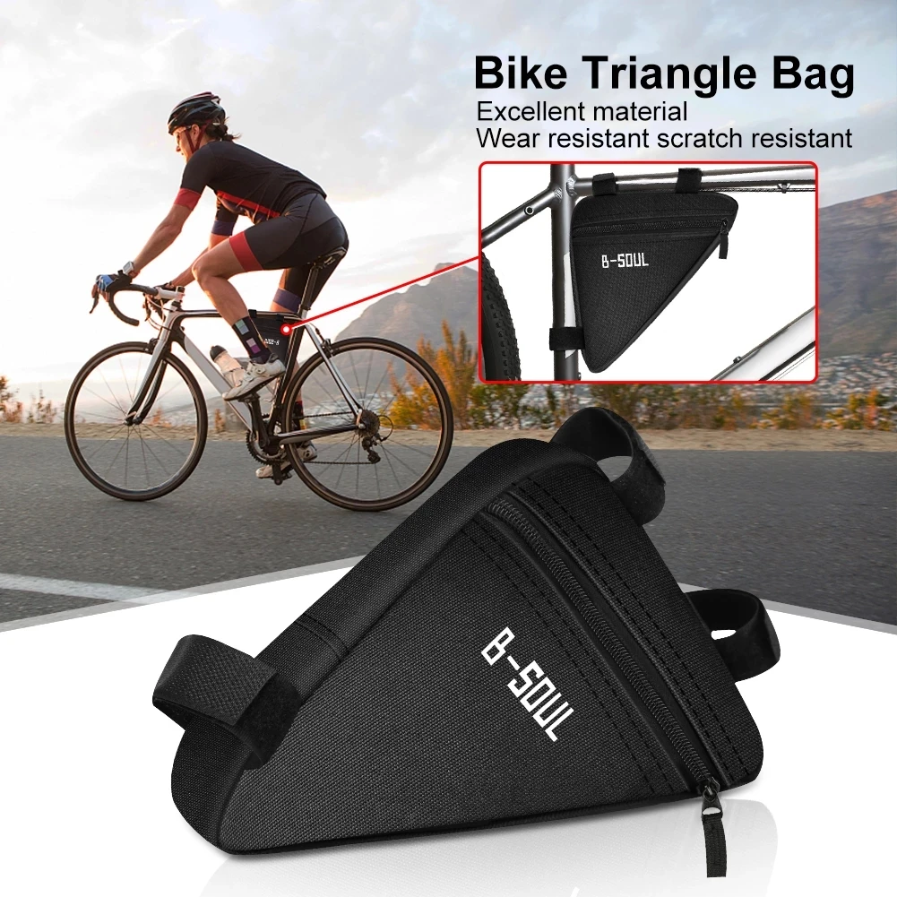 

Waterproof Triangle Bicycle Bag Cycling Front Tube Frame Bag Mountain Triangle Pouch Holder Saddle Bag Bike Bag Bike Accessories