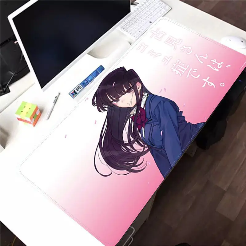 

Manga Chibi Komi Shouko Komi-San Girl Keyboard Mat Table Mat Students Gamer Desktop Mousepad Gaming Mouse Pad Writing Desk Mats