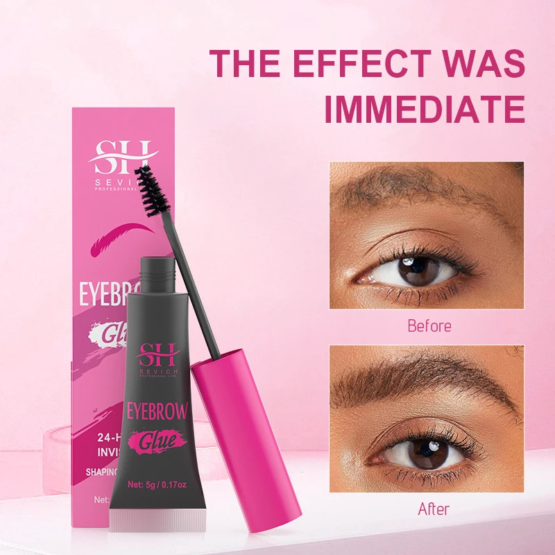 

2023 New Eyebrow Gel Naturally Shaped Colorless Transparent Maintenance Eyebrow Wax Long-lasting Natural Cosmetics Women Make up